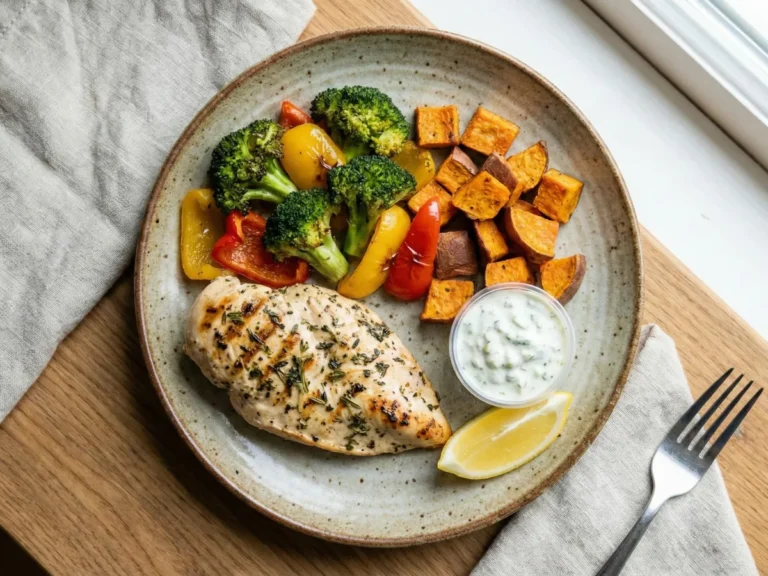 High-protein meal for fat loss