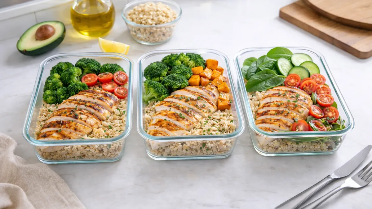 Portion-controlled meals supporting sustainable 500-1000 calorie daily deficit for weight loss