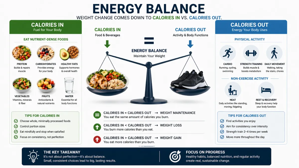simple calorie deficit explanation