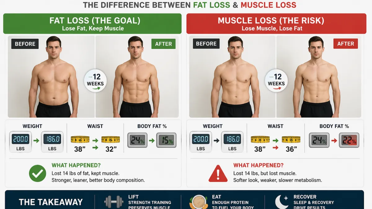 evidence-based fat loss without muscle loss results