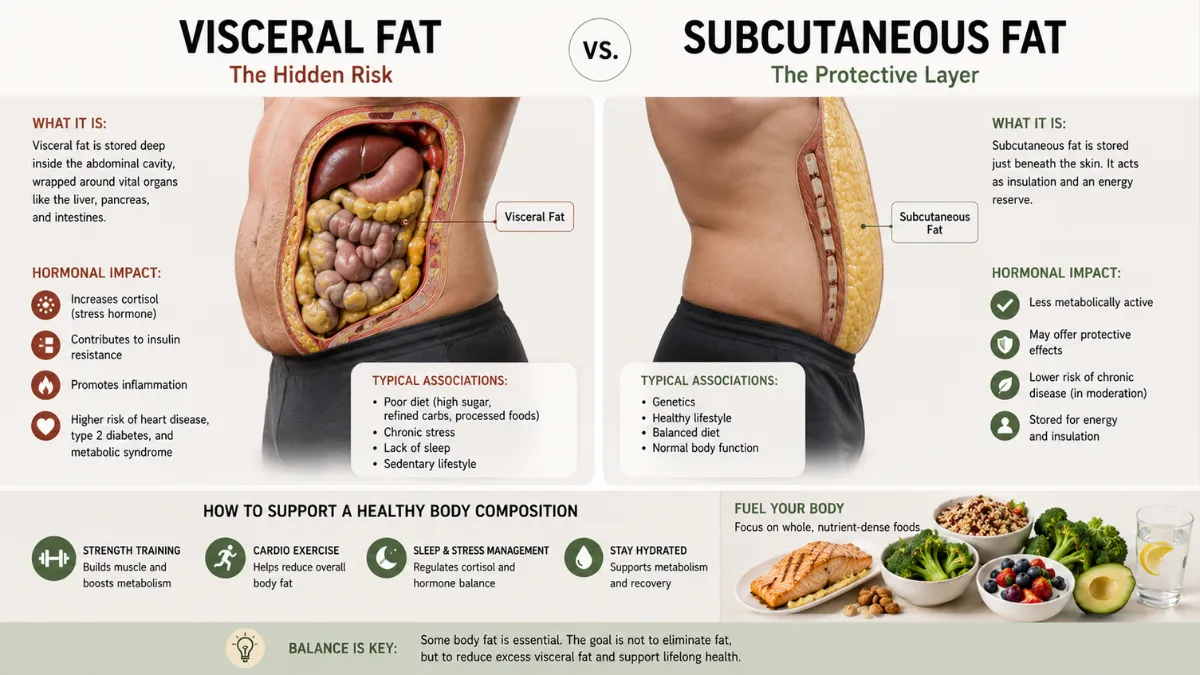 cortisol effects on abdominal fat distribution
